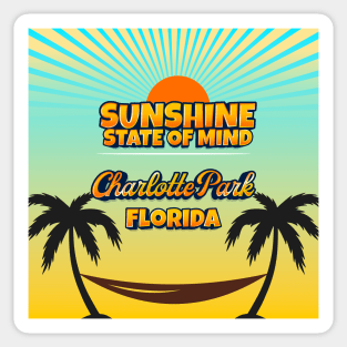 Charlotte Park Florida - Sunshine State of Mind Sticker